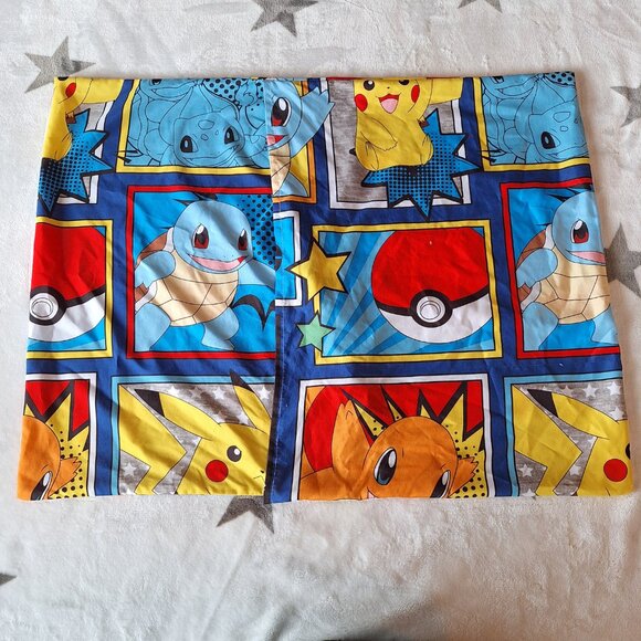 2021 Pokemon Standard Pillow Sham Case Pikachu Charmander Squirtle (1) - Picture 5 of 13